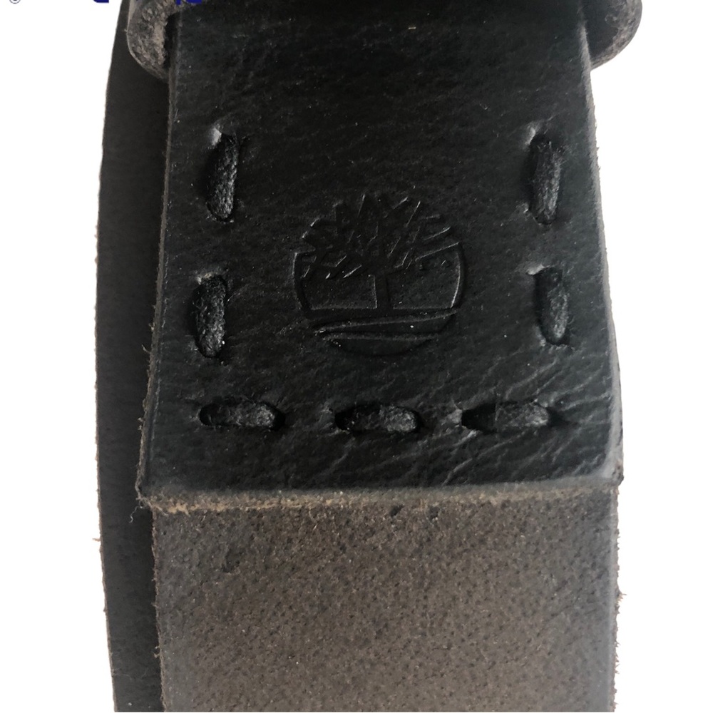 TIMBERLAND Black Leather Belt - Picture 2 of 6